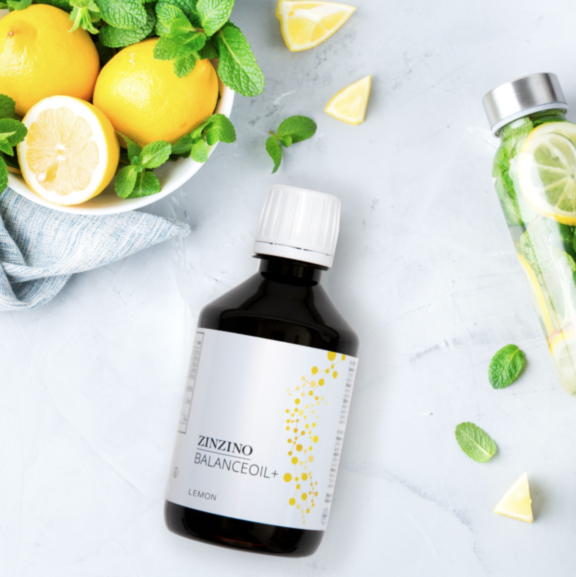 Zinzino Balance Oil+, 300ml - Orange Lemon  Mint Flavour